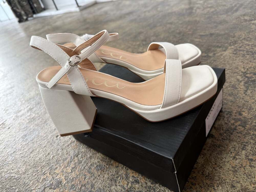 Ccocci Miranda Platform Square-Toe Block Heel Sandals